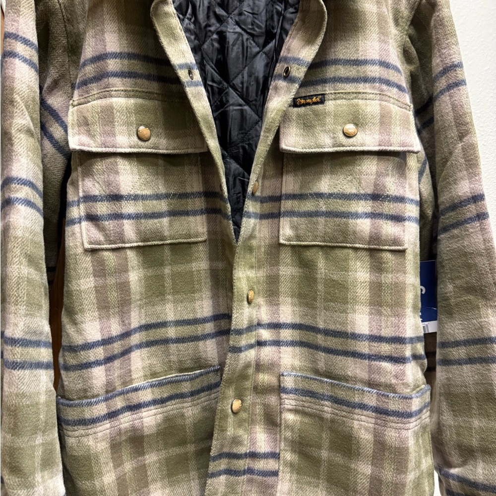 Olive Plaid Jacket